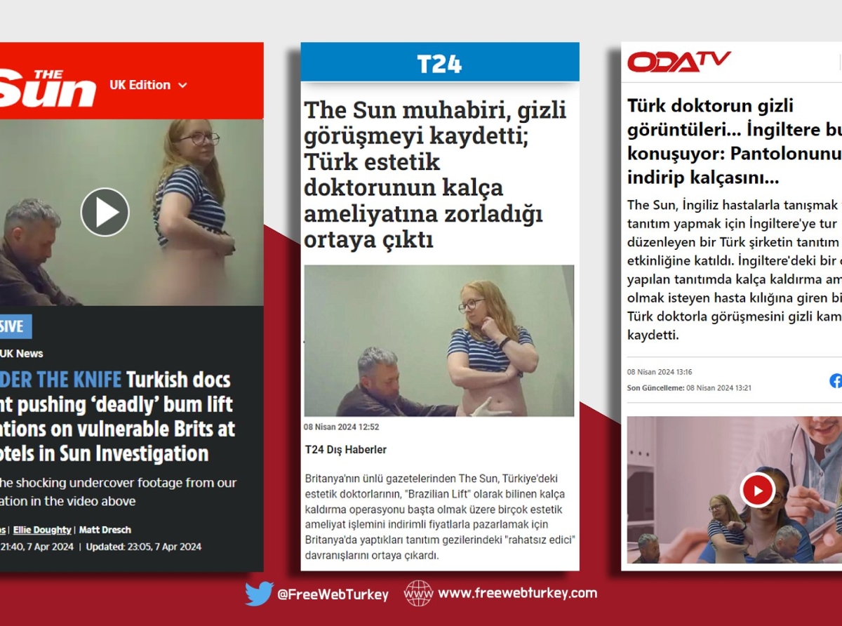 Thea Jacobs imzasıyla The Sun'da yayımlanan kalça kaldırma ameliyatı görüntüleriyle ilgili haberlere erişim engeli