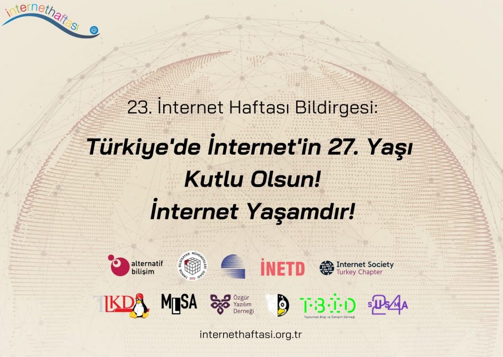 23. İnternet Haftası Bildirgesi