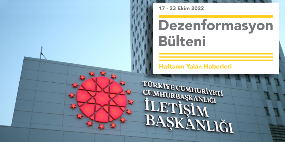 Dezenformasyon Bülteni: 'Kimyasal silah dezenformasyonu, terör örgütünün beyhude çırpınışlarıdır'