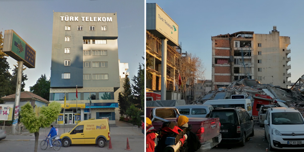 Adıyaman'da Türk Telekom binası da yıkıldı: 'Üzerinde 4-5 tane baz istasyonu vardı'